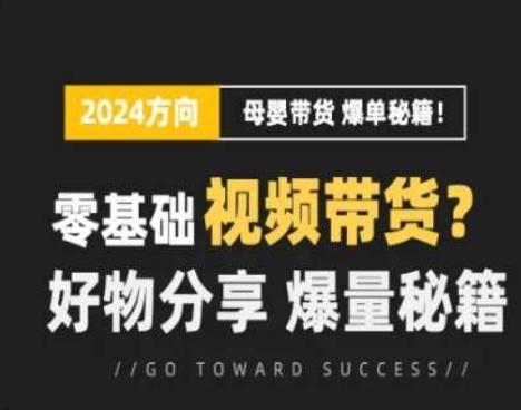 短视频母婴赛道实操流量训练营，零基础视频带货，好物分享，爆量秘籍-千创分享