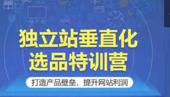 独立站垂直化选品特训营，打造产品壁垒，提升网站利润-千创分享