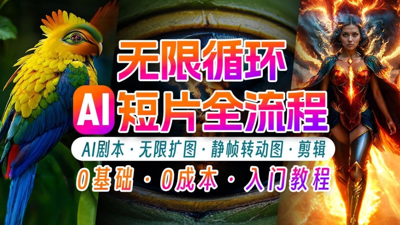 AI剪辑无限循环画面：新手轻松月入上万的秘技【揭秘】-千创分享