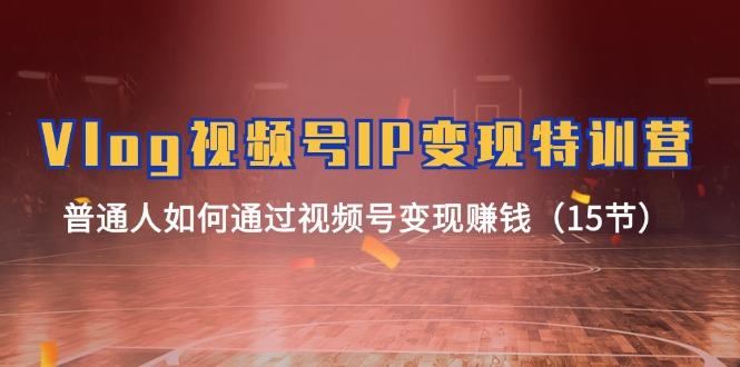 Vlog 视频号IP变现特训营，普通人如何通过视频号变现赚钱(15节-千创分享